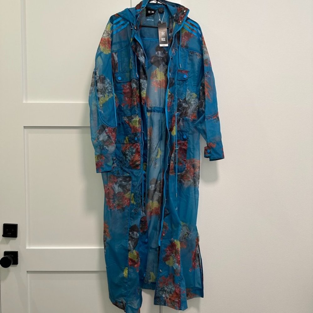 ADIDAS X IVY PARK PRINTED ORGANZA JACKET